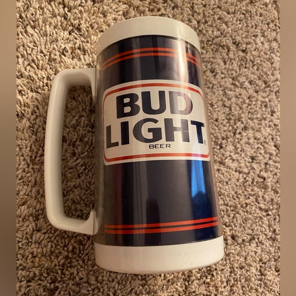 ST. LOUIS CARDINALS Spirit of St. Louis BUD LIGHT Plastic Beer Mug Stein Vintage - Picture 8 of 9